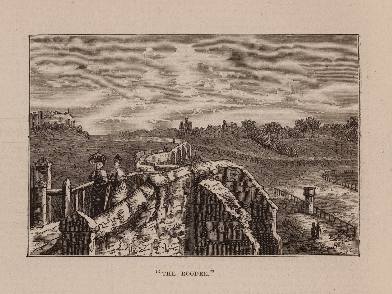 "The Roodee" (gravure) - English School