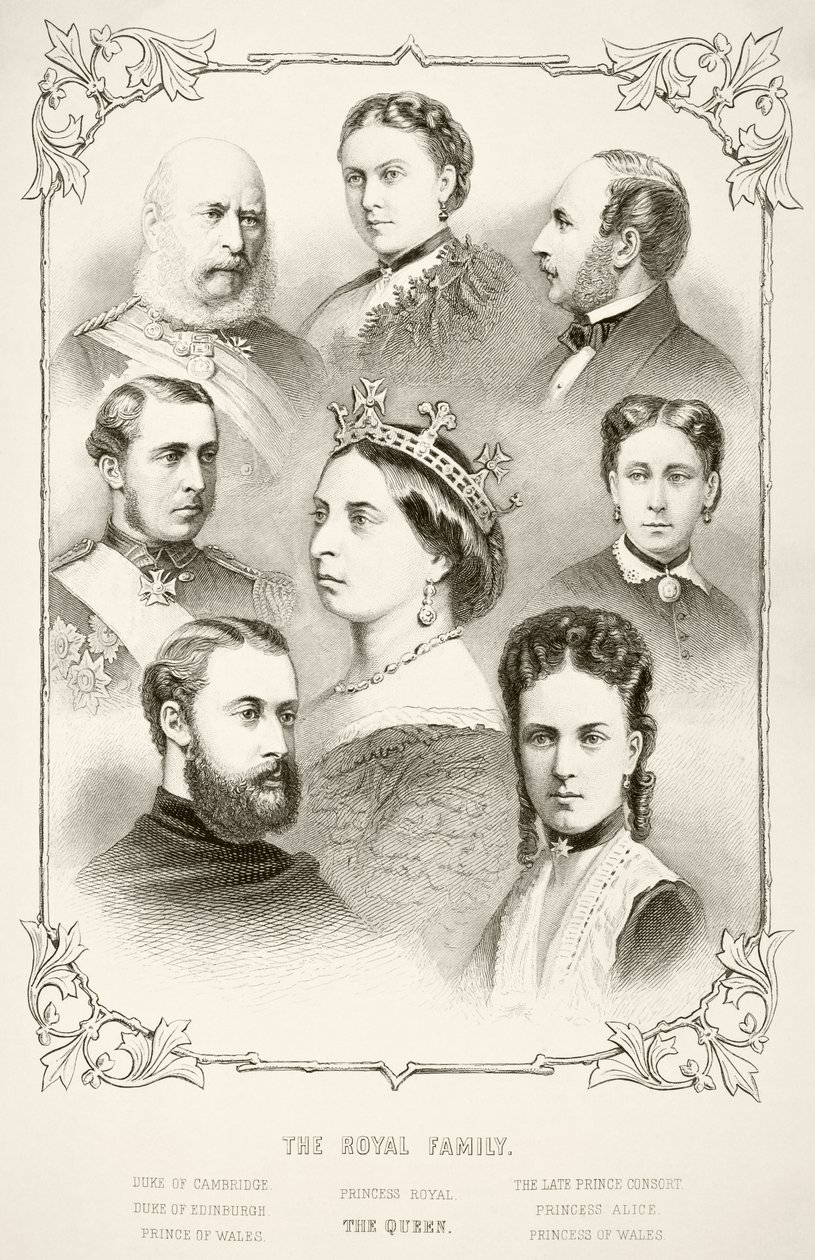 La famille royale de la reine Victoria, de 