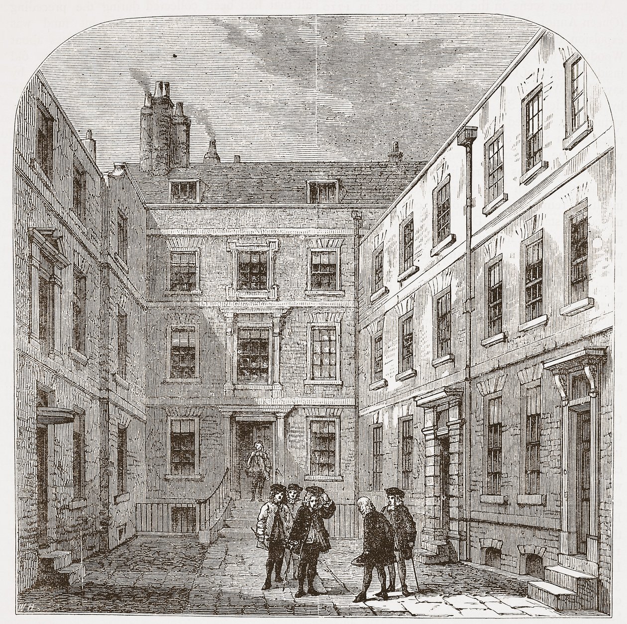 Maison de la Royal Society à Crane Court - English School