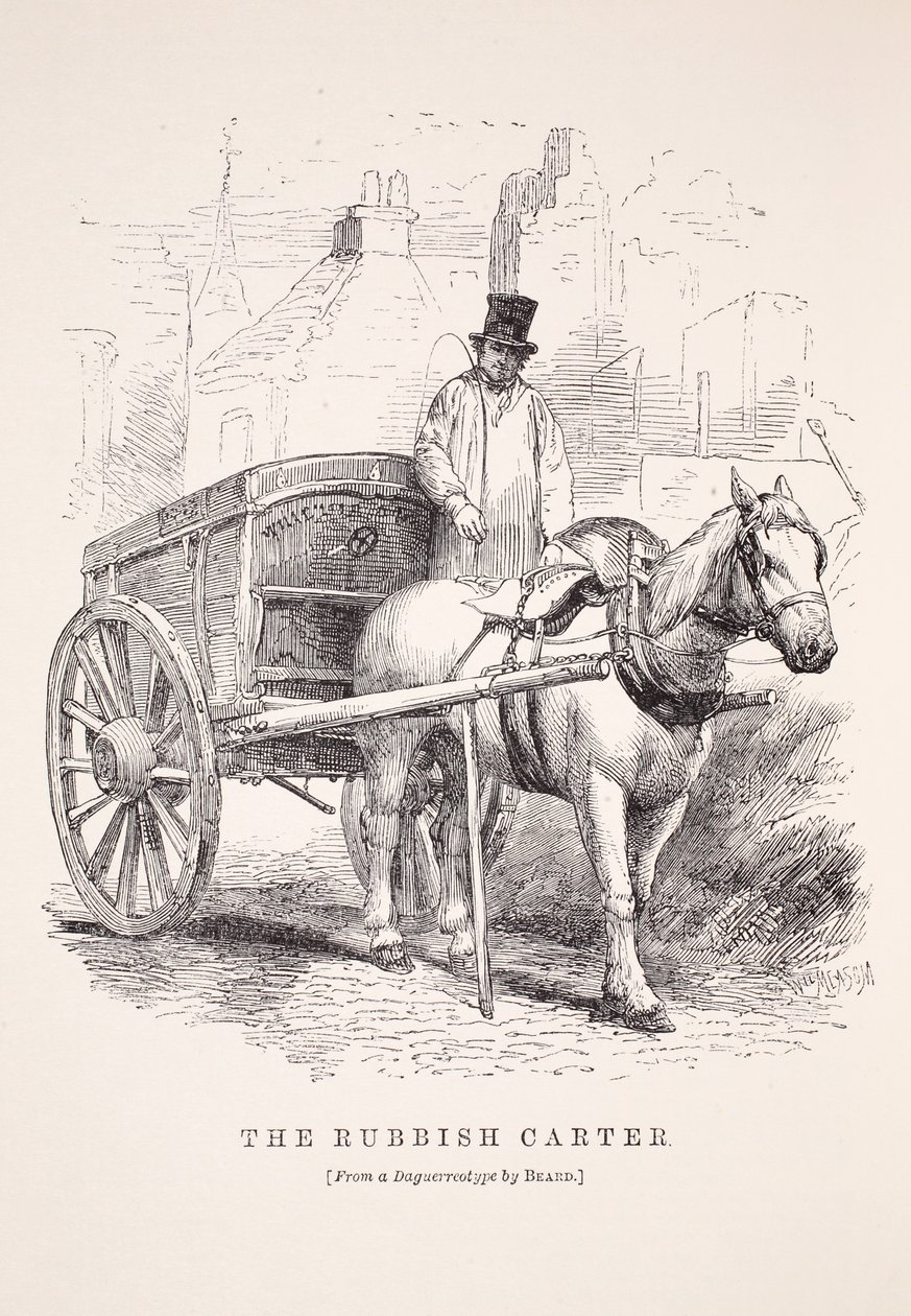Le charretier de déchets, d