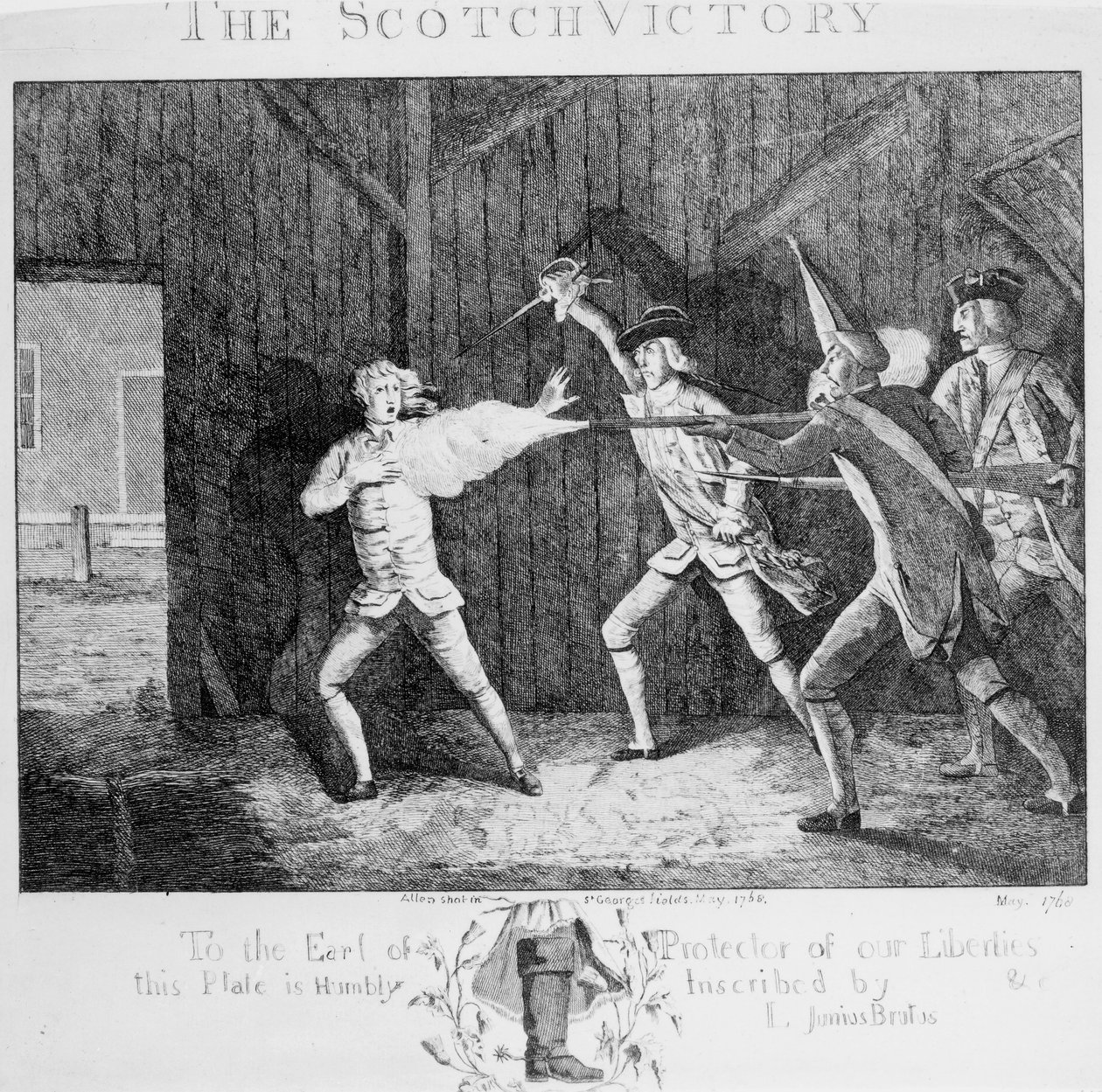 La Victoire Écossaise, 1768 - English School