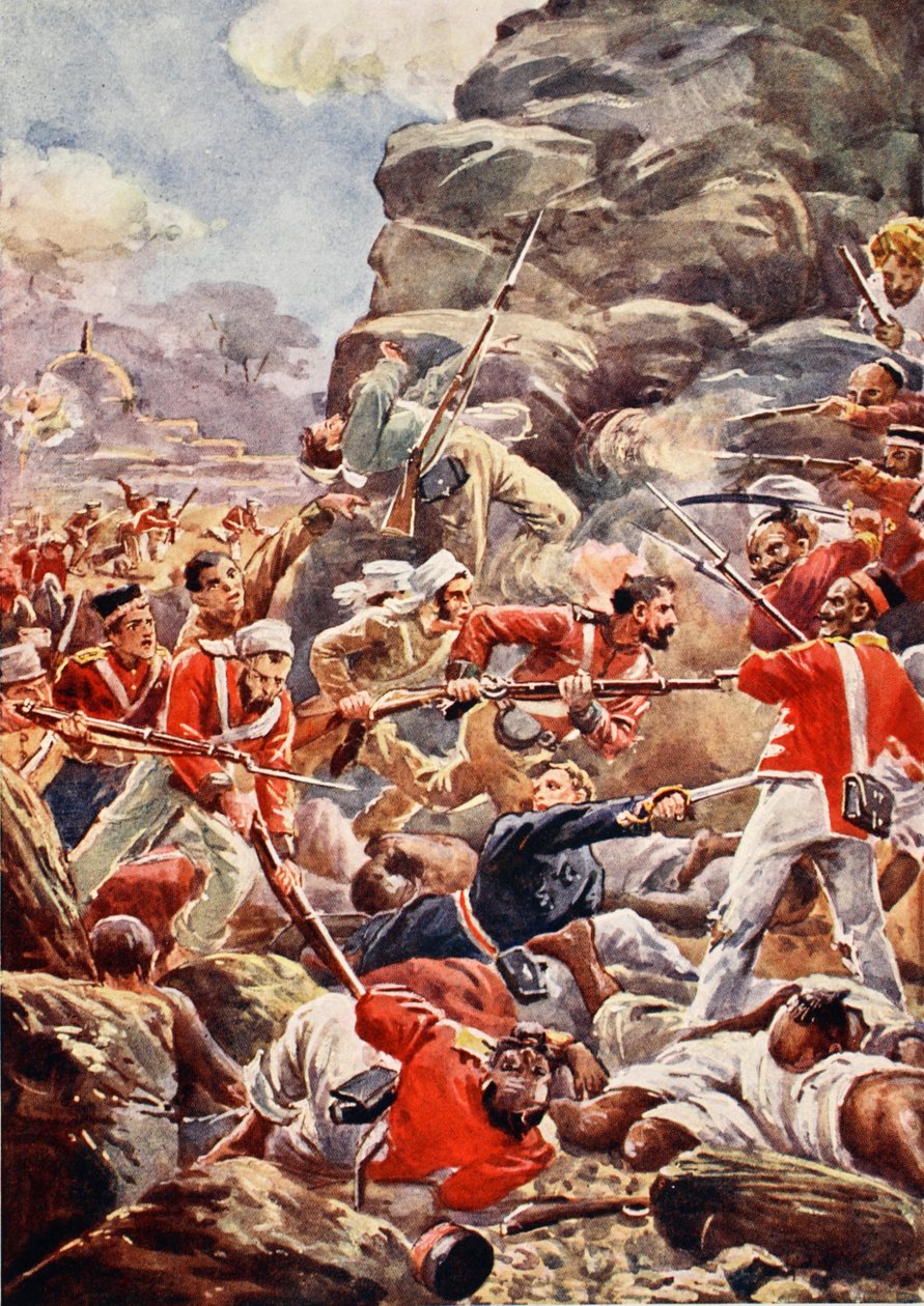Le siège de Delhi, 1857 : Assaut de la brèche le 14 septembre - English School