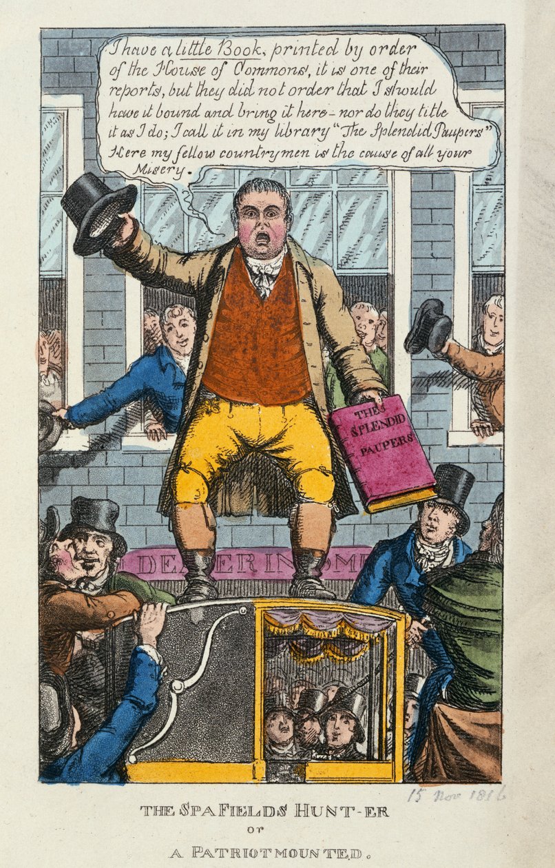 La chasse aux champs de Spa ou un patriote monté, 1816 - English School