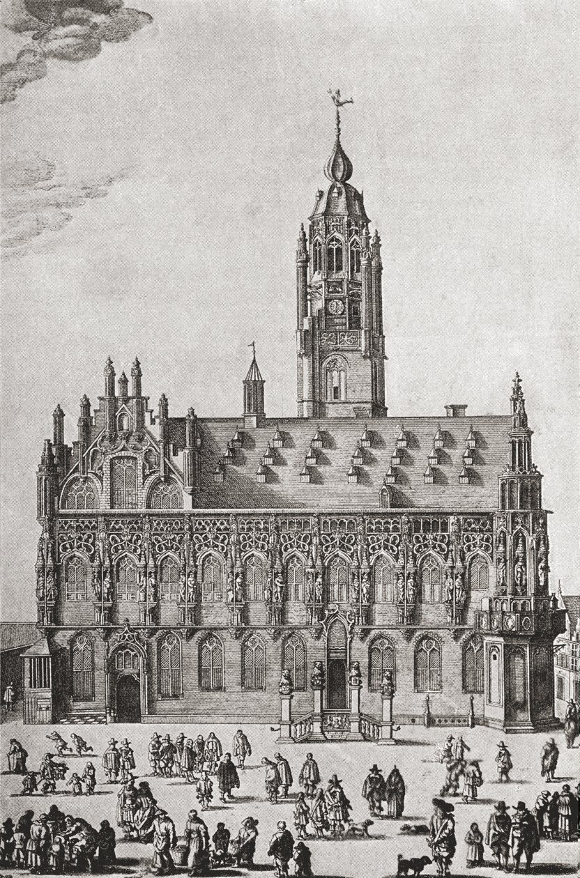 Le Stadhuis, Middelburg, tel qu