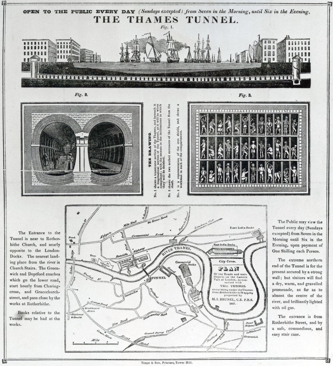 Le tunnel de la Tamise - English School