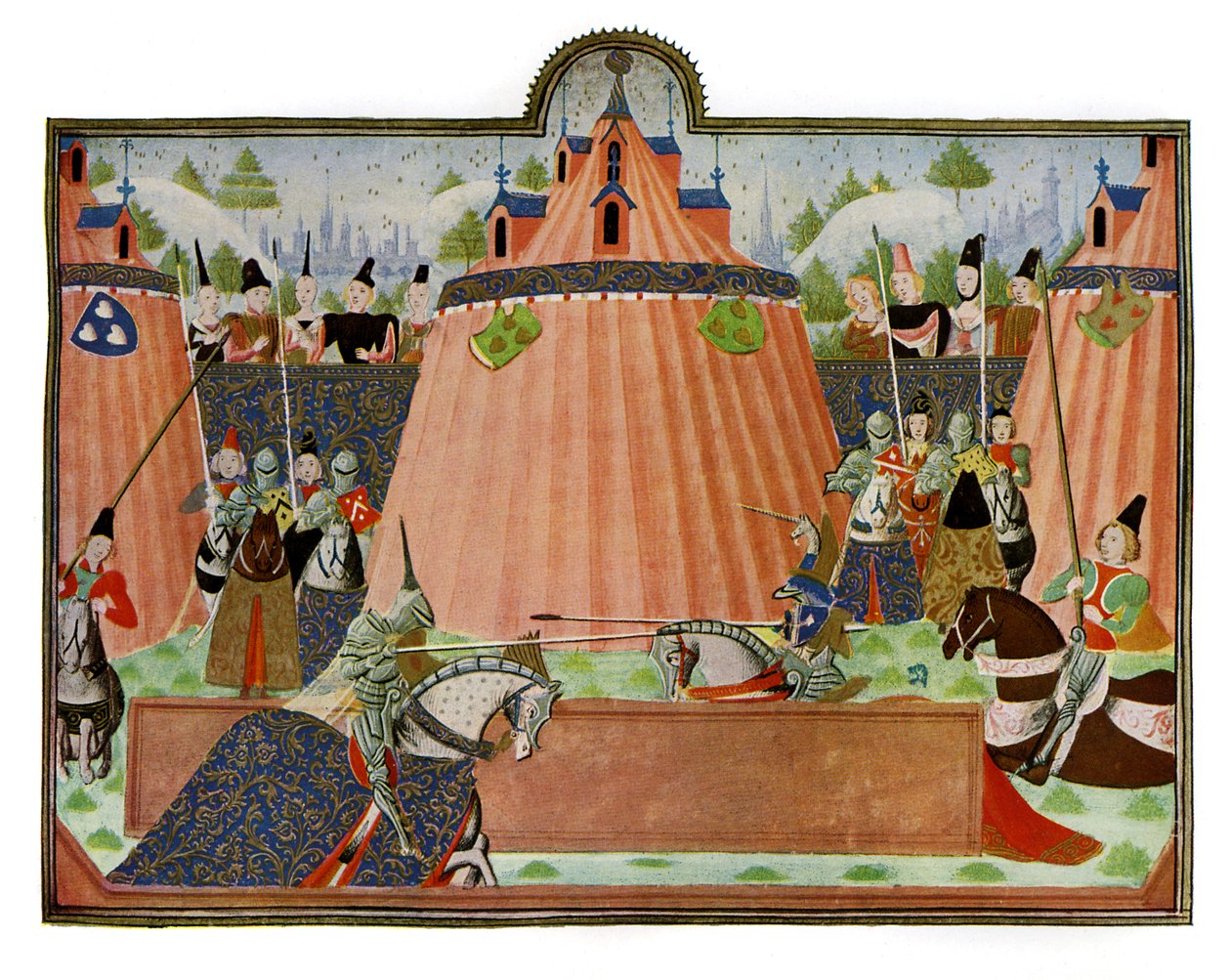 Inglevert, tiré de la "Chronique de Froissart", de "The Chronicler of European Chivalry", de G.G. Coulton. - English School