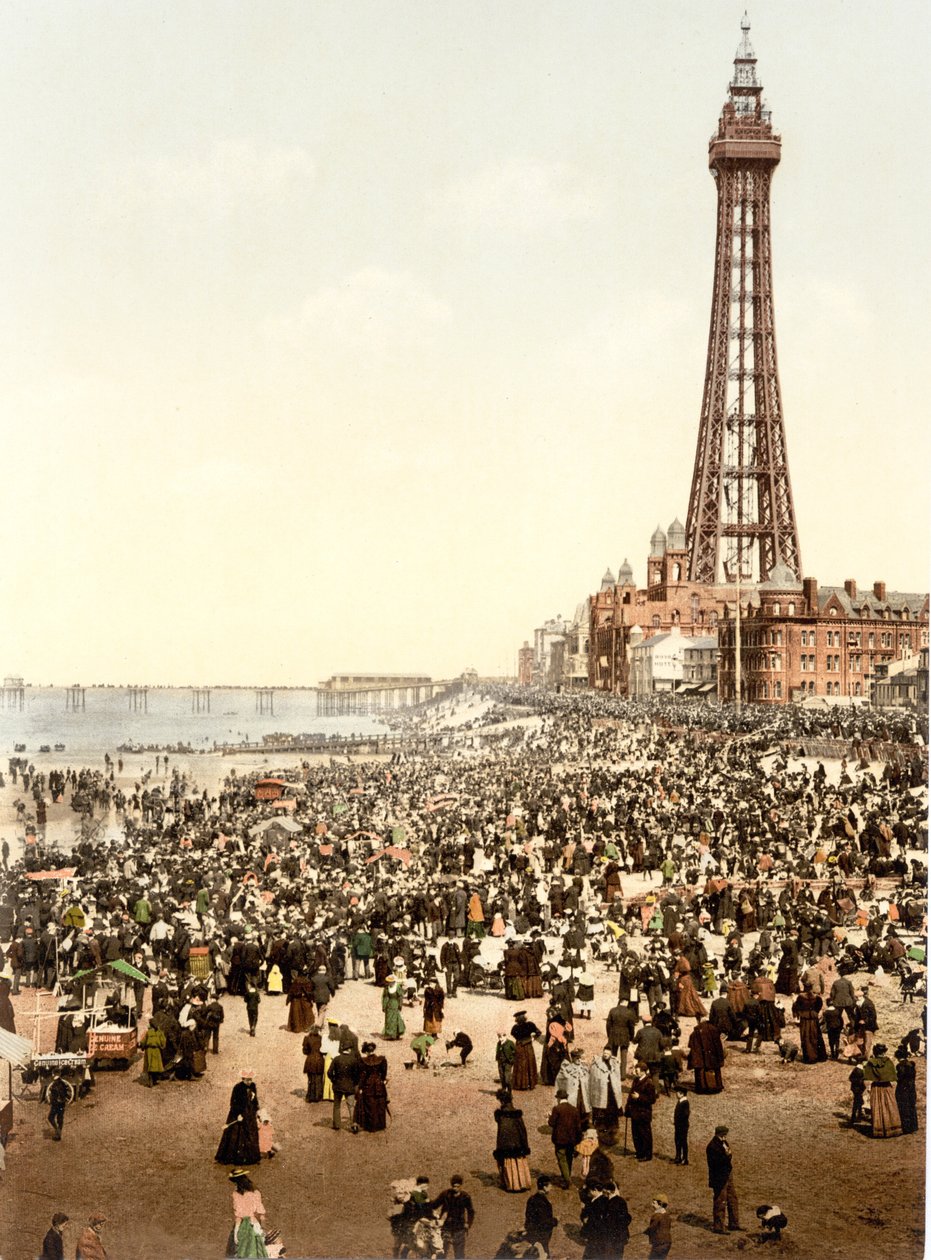 La Tour et la plage, Blackpool - English School