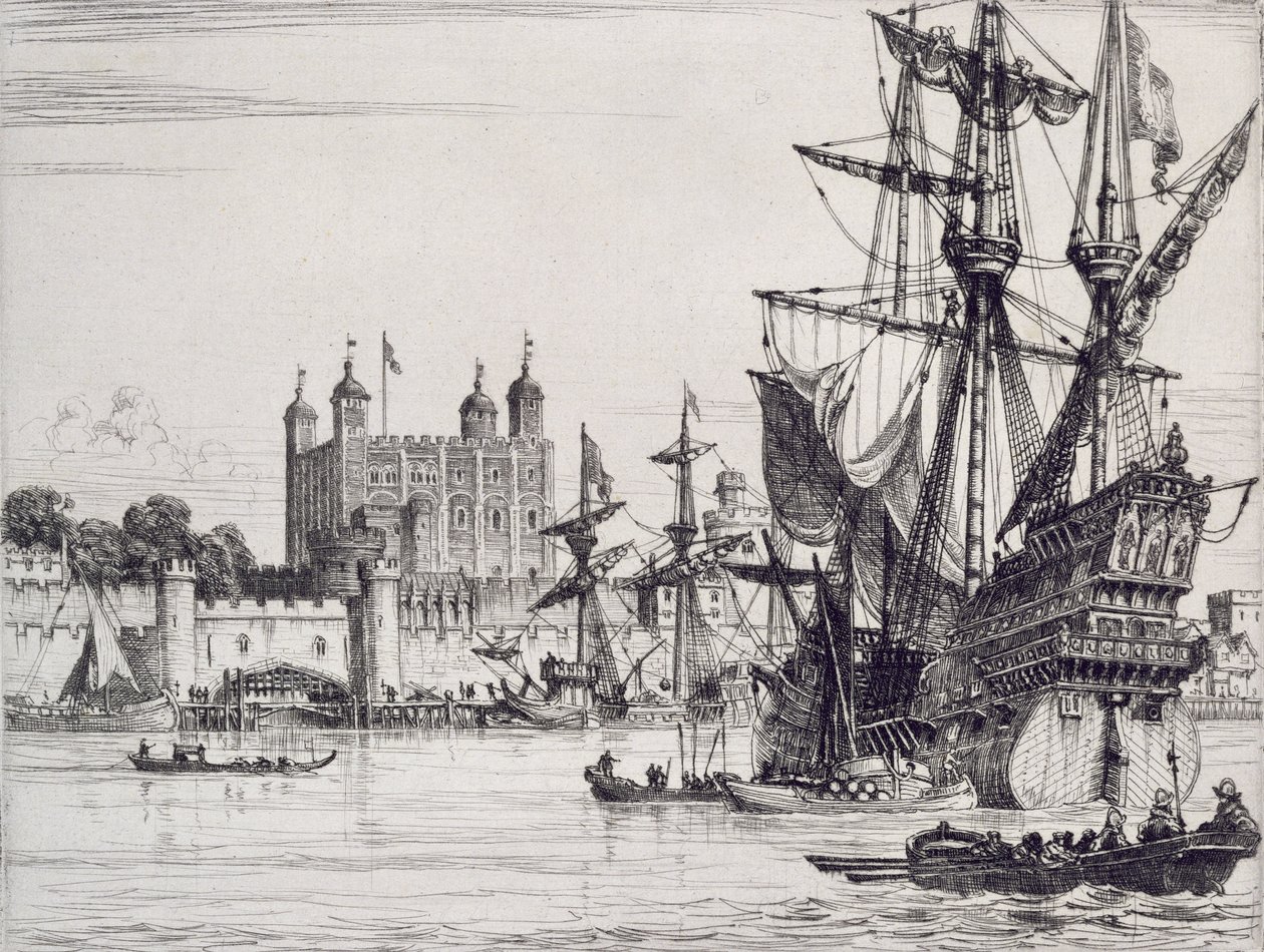 La Tour de Londres au Moyen Âge - English School