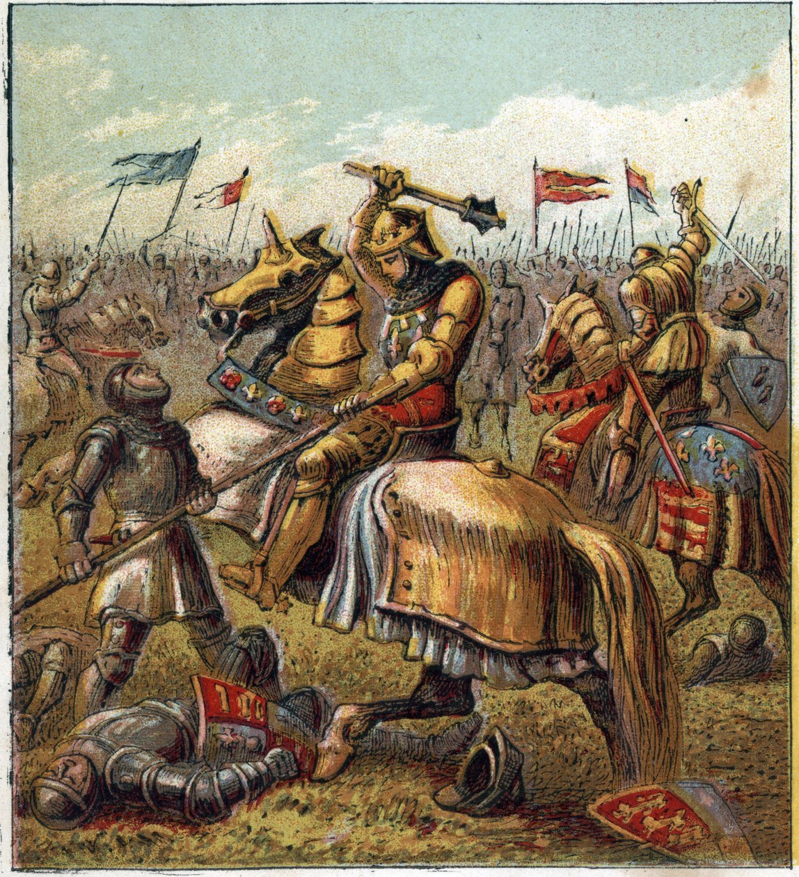 La guerre des Deux Roses (1455-1485) : bataille entre la maison royale d