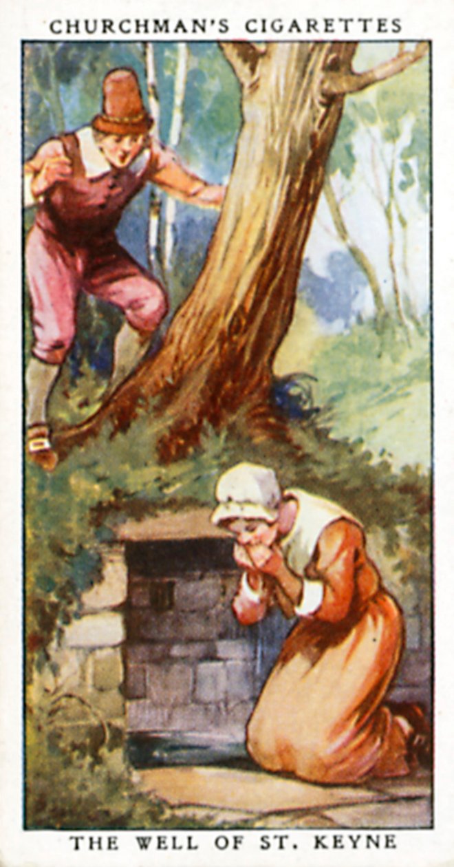 Le puits de St Keyne (lithographie couleur) - English School