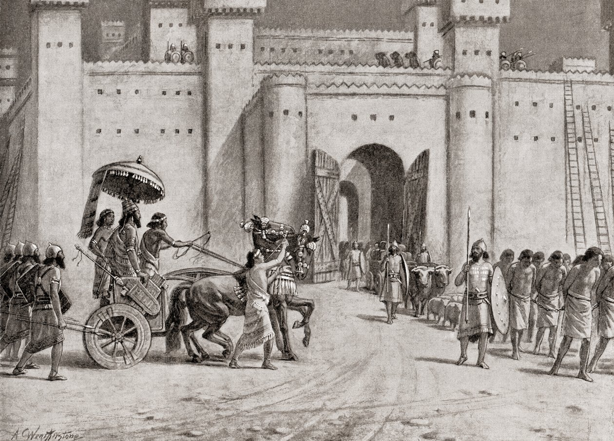 La prise de Damas en 732 avant J.-C. par Tiglath-Piléser III, d