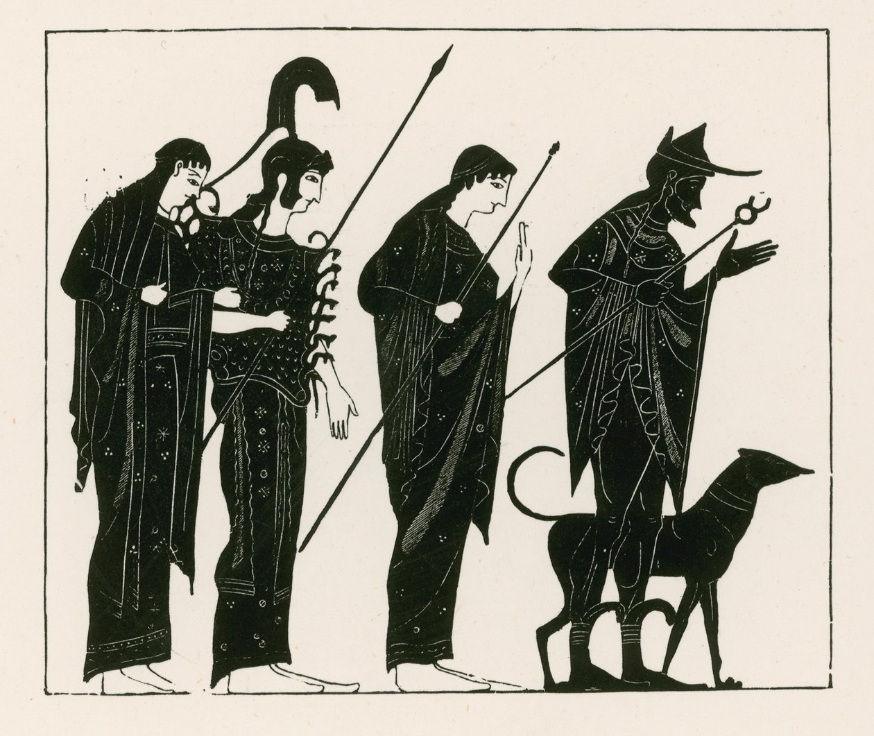 Le jugement de Paris (gravure) - English School