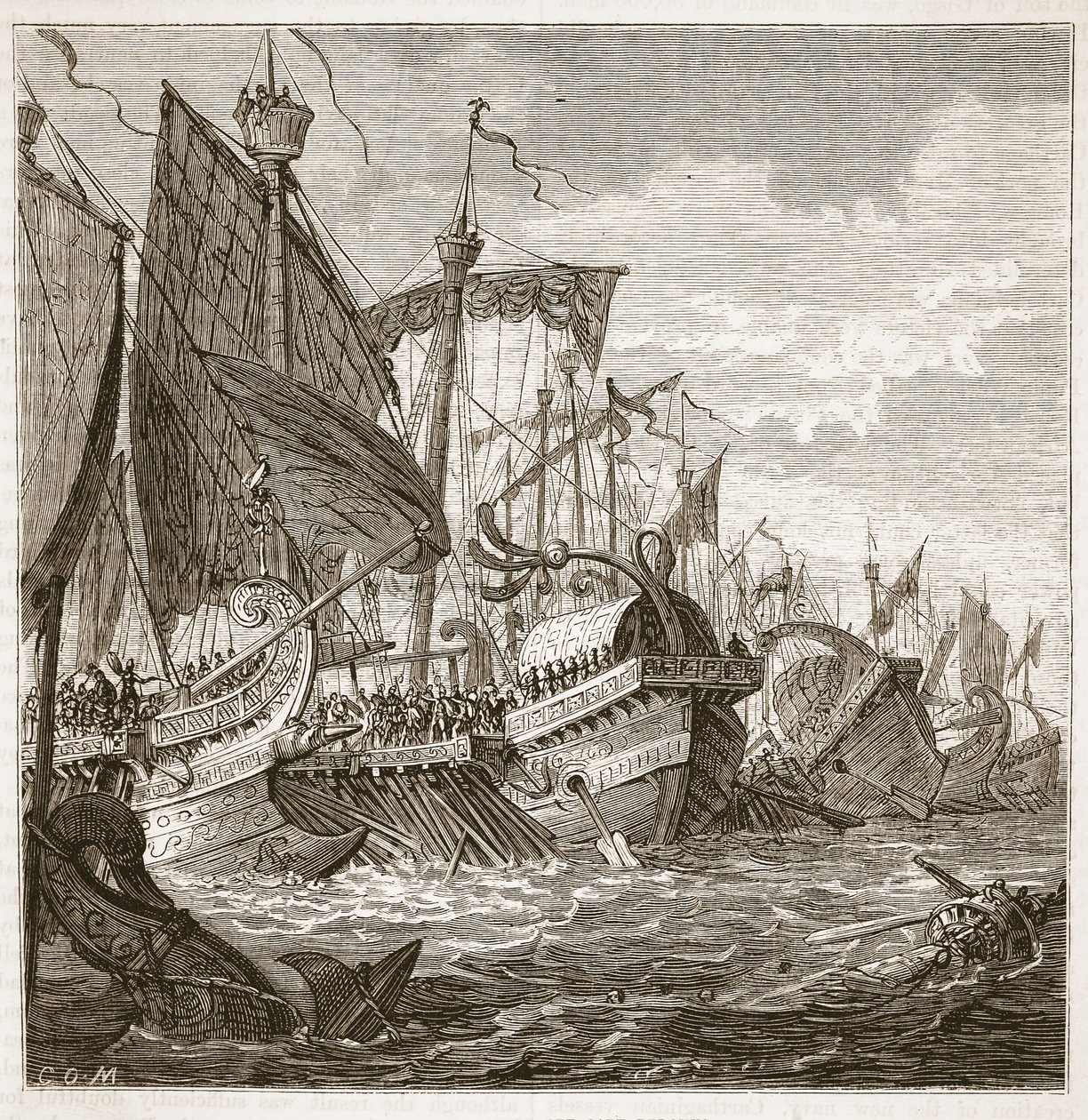 La bataille navale au large du cap Pelorus - English School