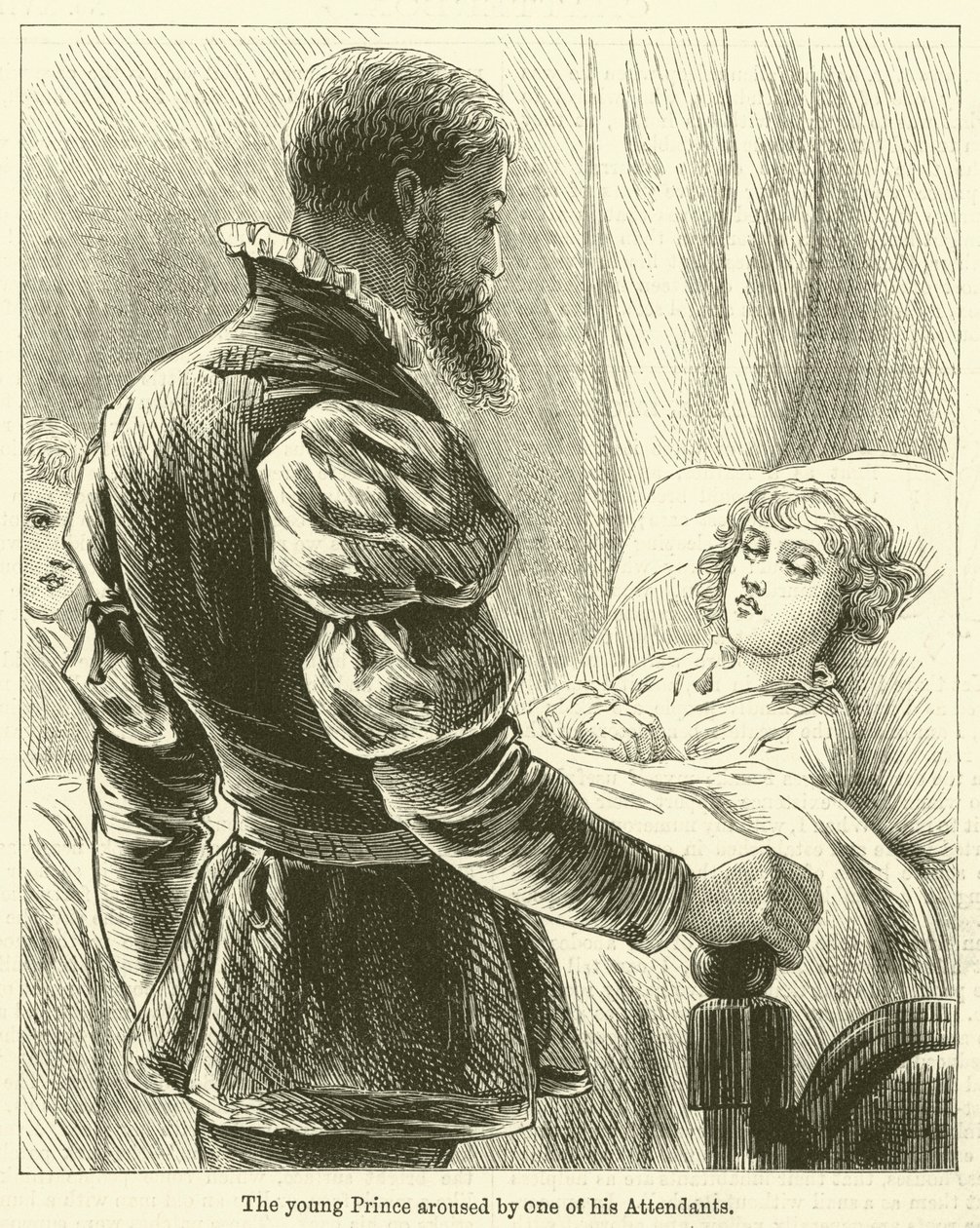 Le jeune prince excité par l