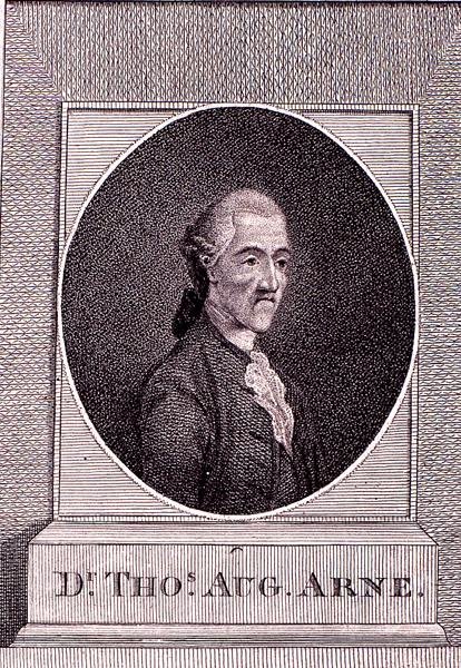 Thomas Augustine Arne (1710-78) - English School