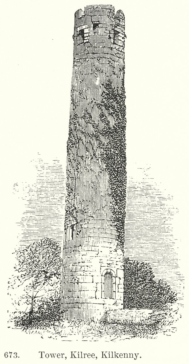 Tour, Kilree, Kilkenny (gravure) - English School