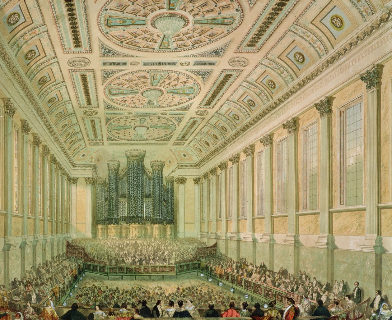 Hôtel de ville, Intérieur, 1855-1875 - English School