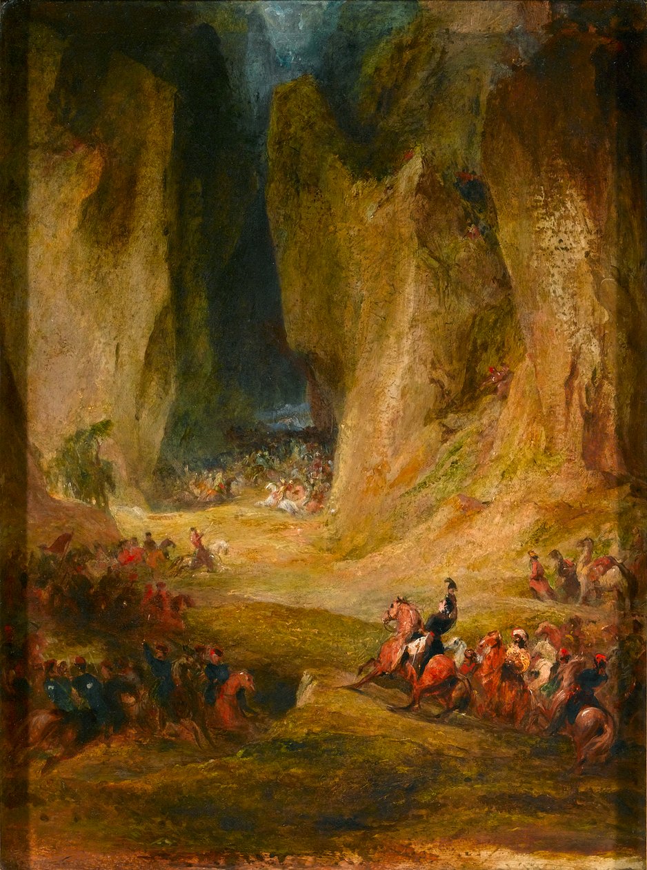 Trukkee, 28 février 1845, un incident pendant la campagne de Sir Charles Napier à Baluchistan - English School