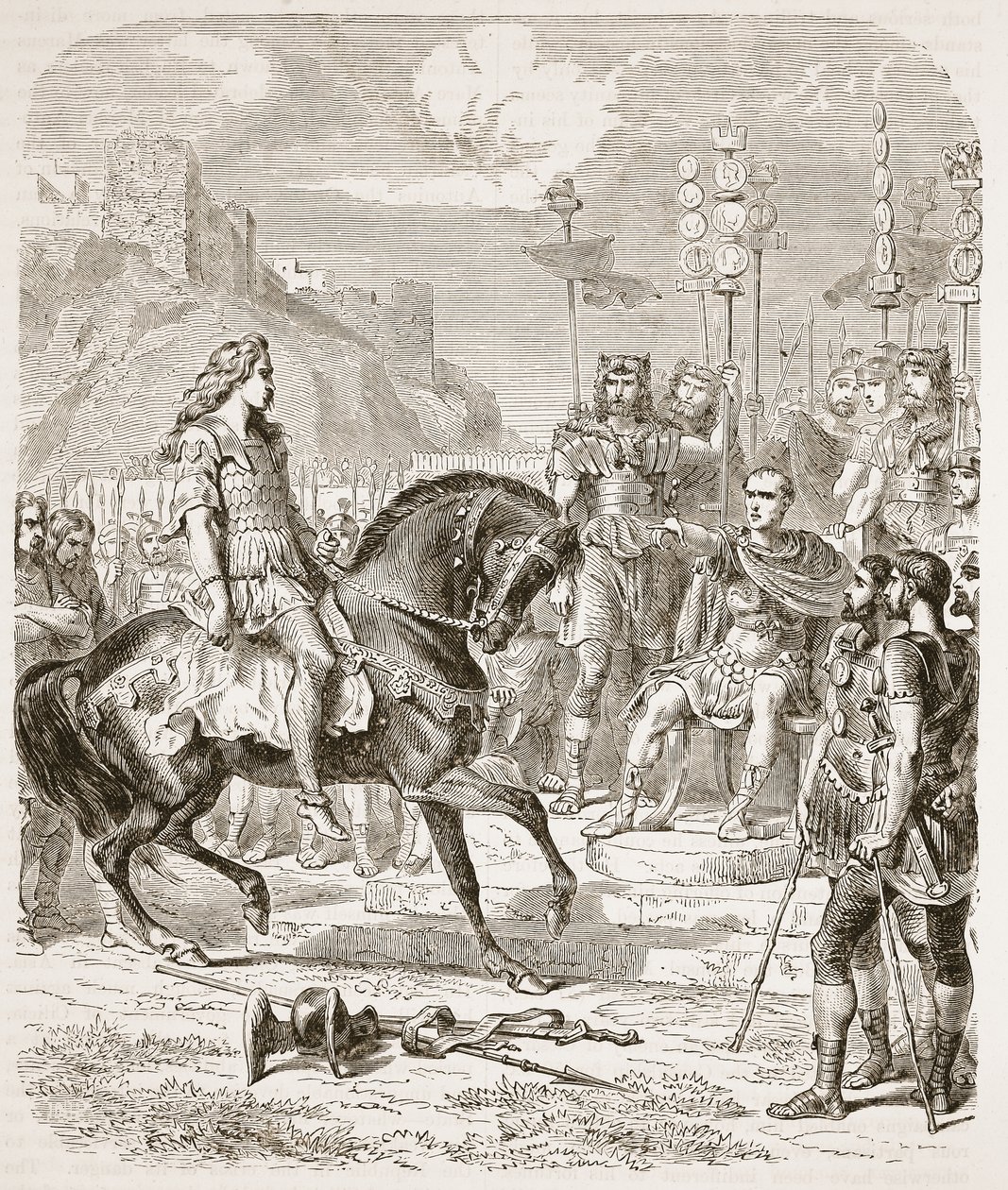 Vercingétorix devant César - English School