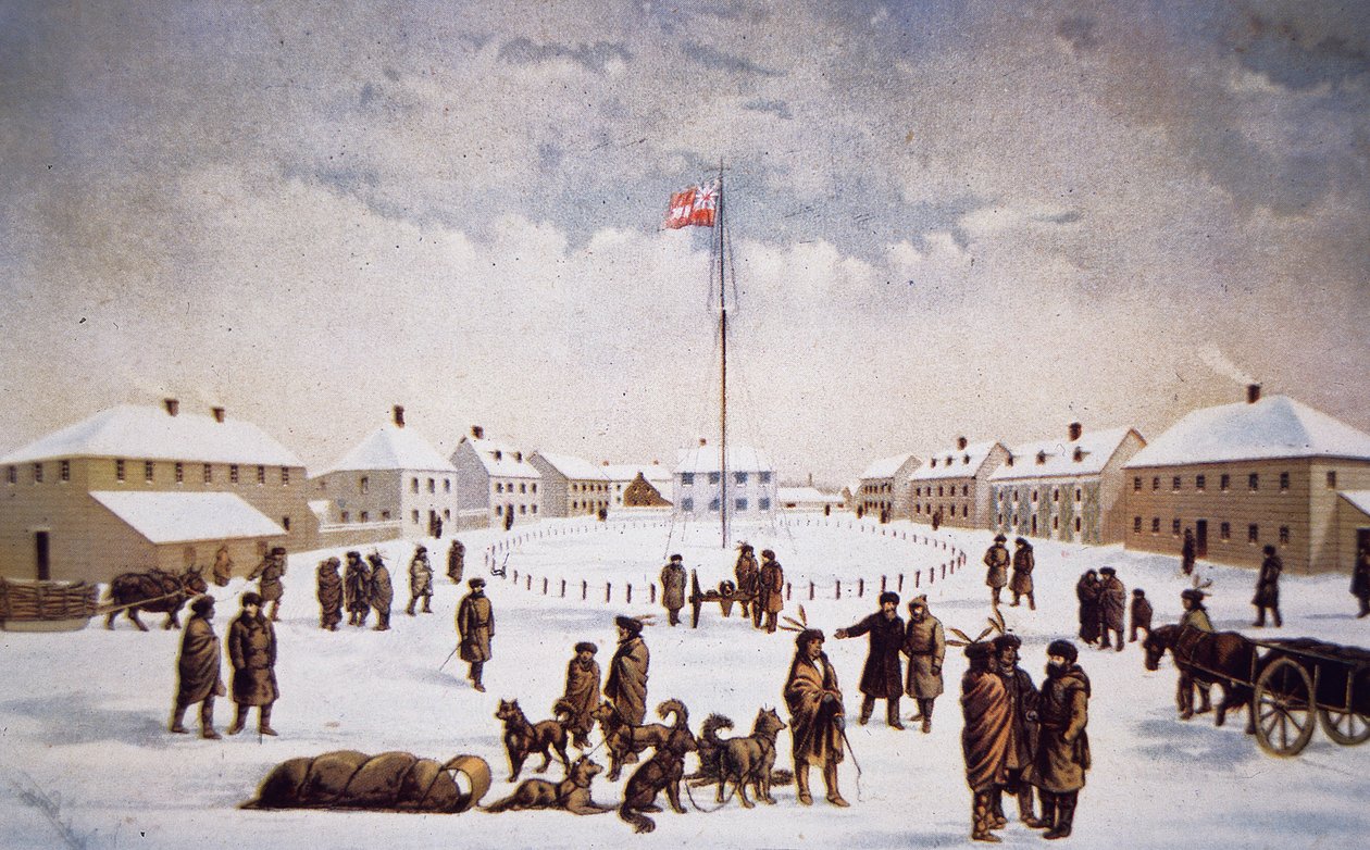 Vue de Fort Garry - English School