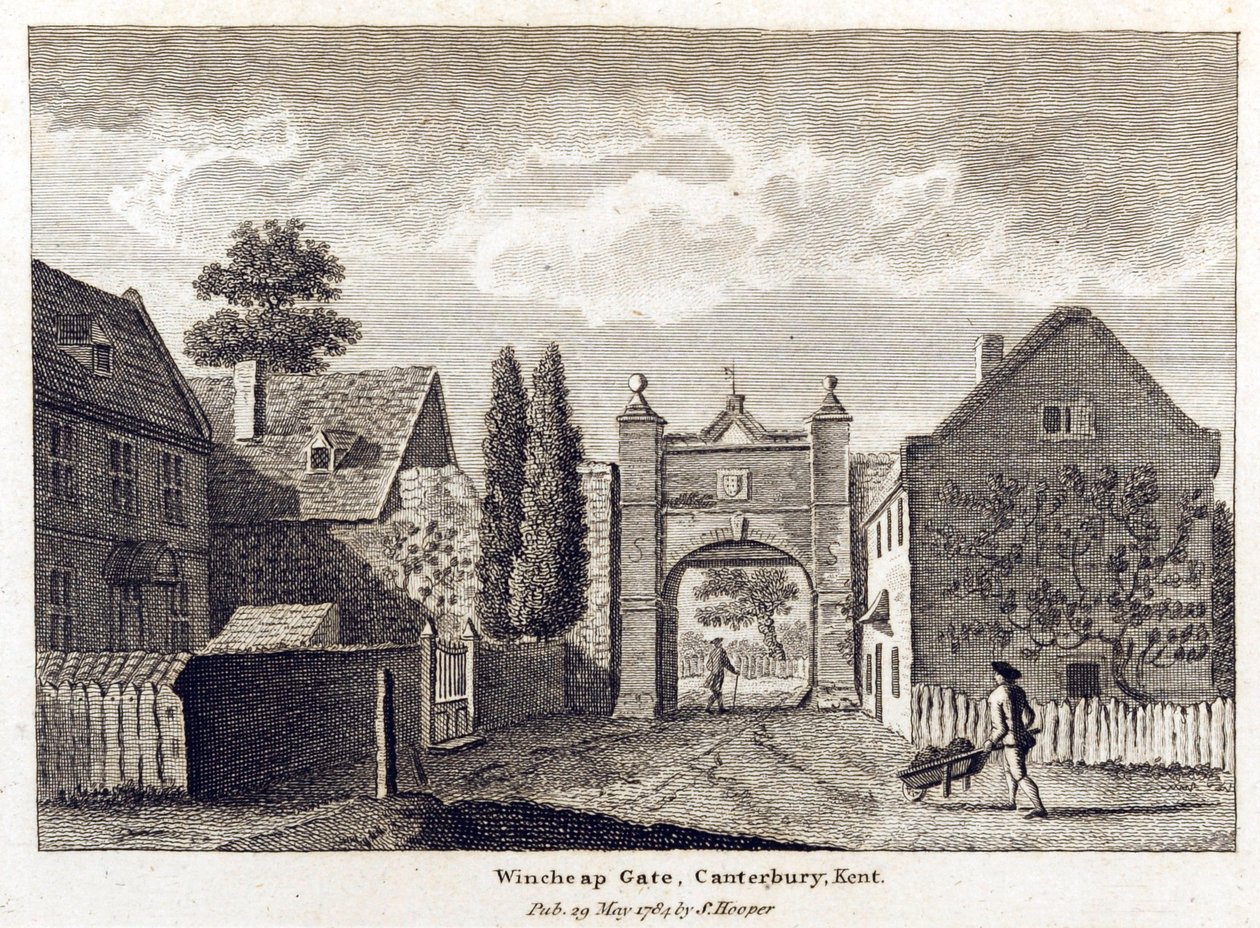 Vue de Wincheap Gate, 1784 - English School