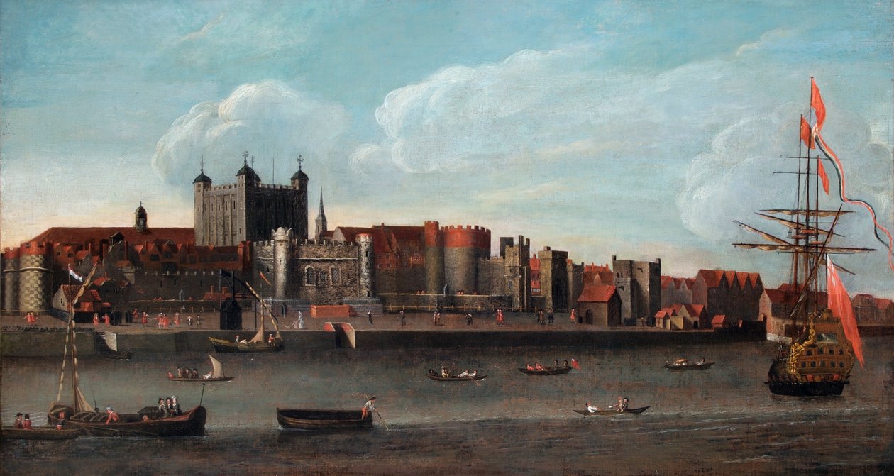 Vue de la Tour, vers 1700 - English School