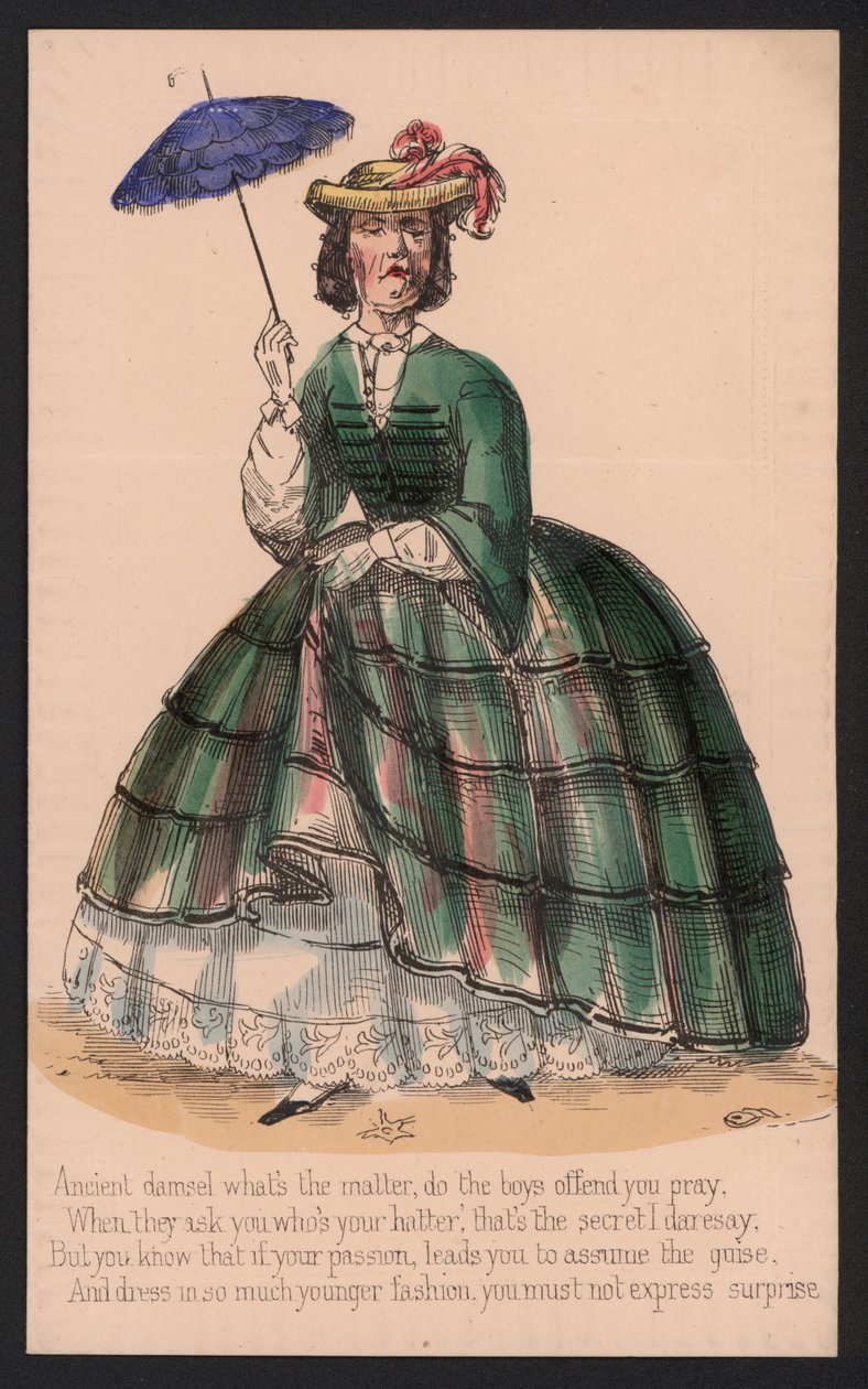 Carte de Saint-Valentin au vinaigre (lithographie couleur) - English School