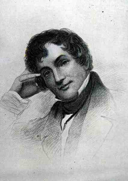 Washington Irving (1783-1859) (gravure) - English School