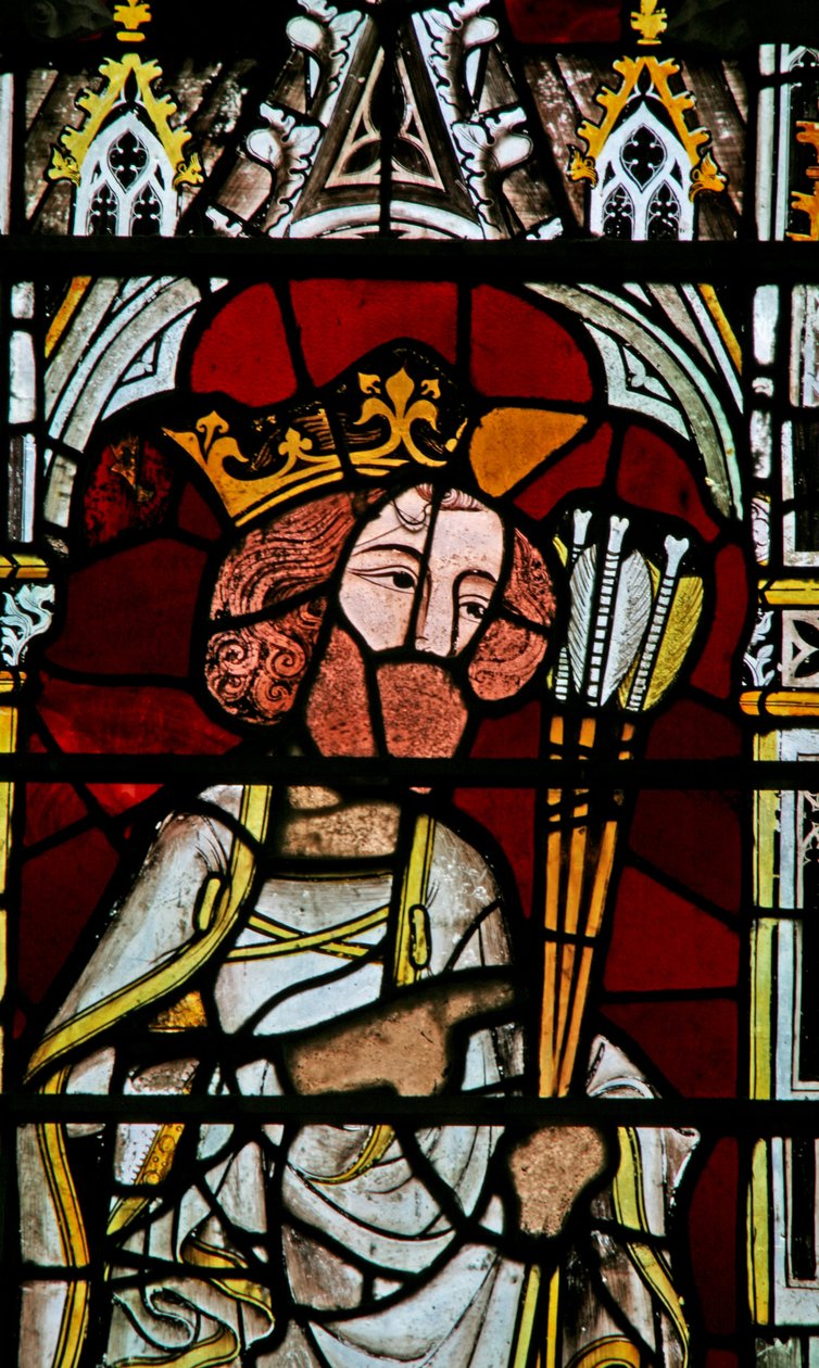 Fenêtre Ew représentant Saint Edmond - English School