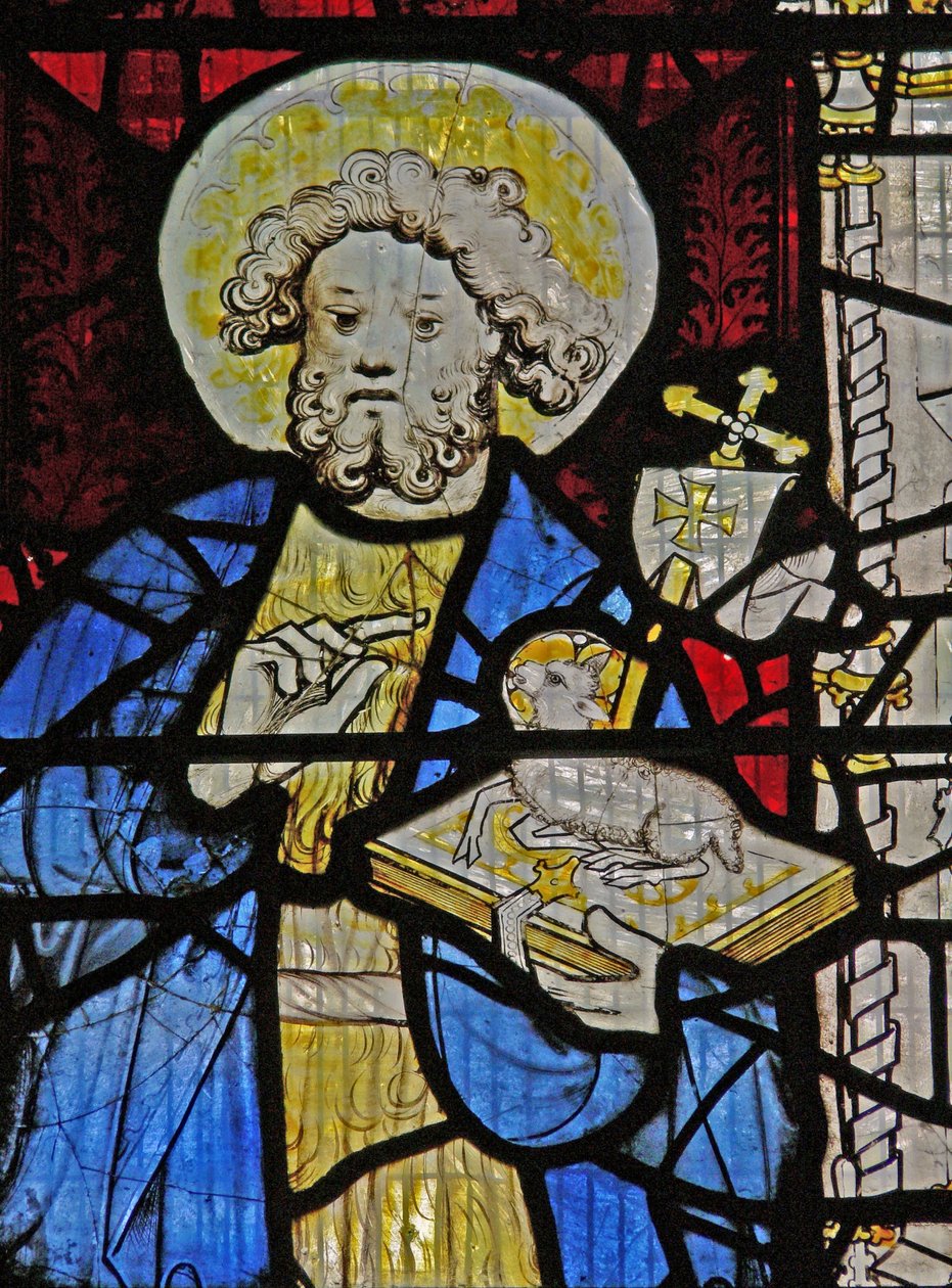 Fenêtre Ew représentant Saint Jean-Baptiste - English School