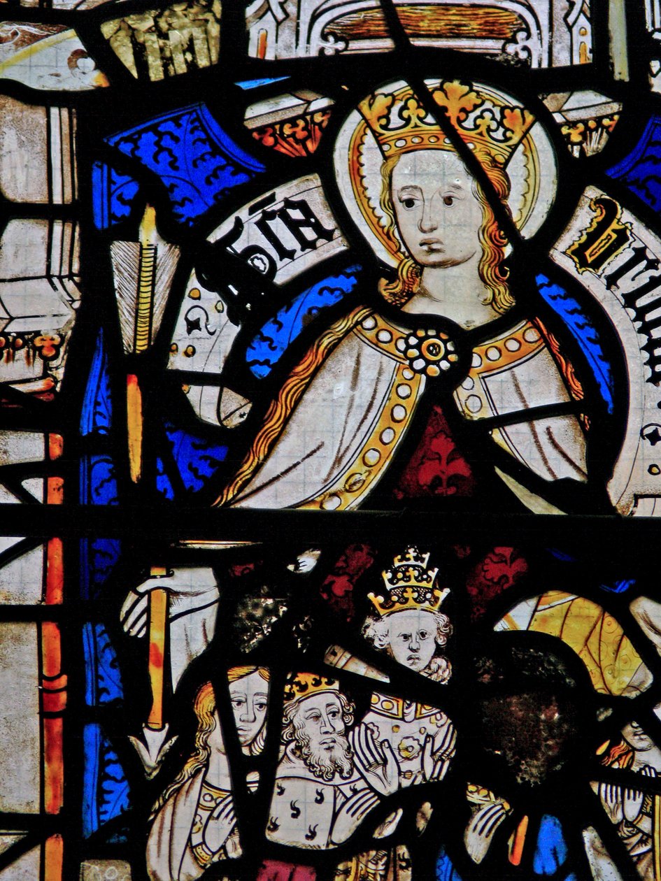 Fenêtre Ew représentant Sainte Ursule - English School