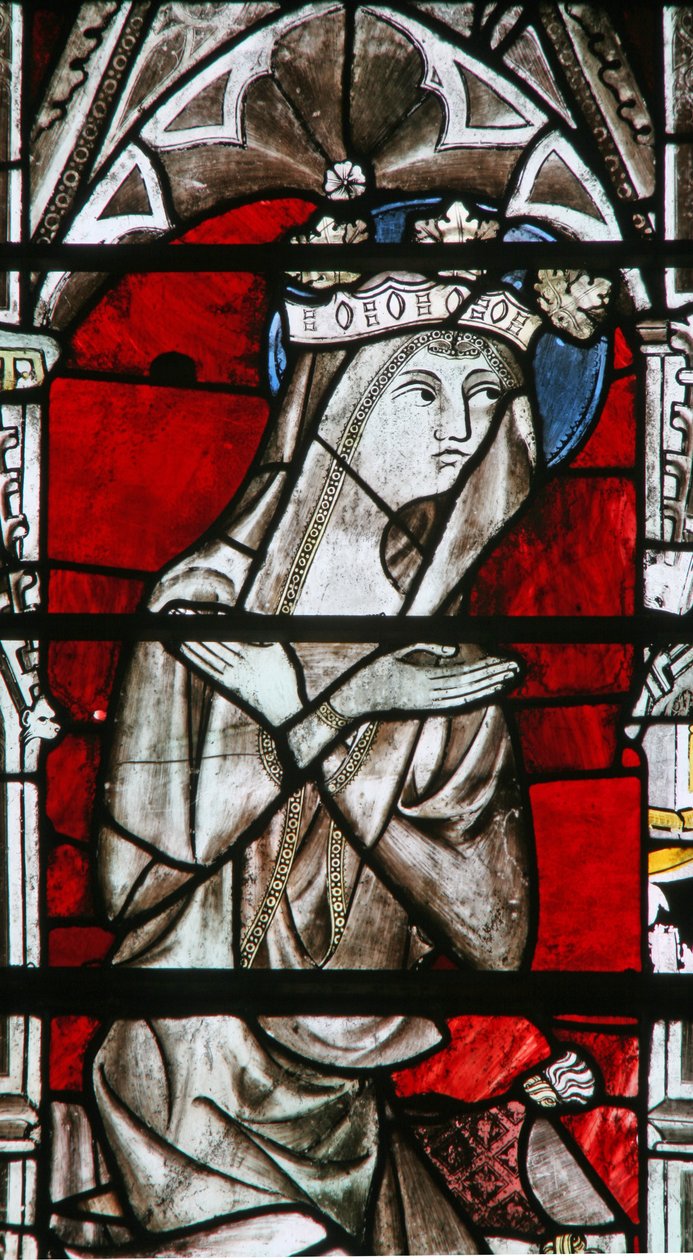Fenêtre Ew représentant la Vierge Marie d