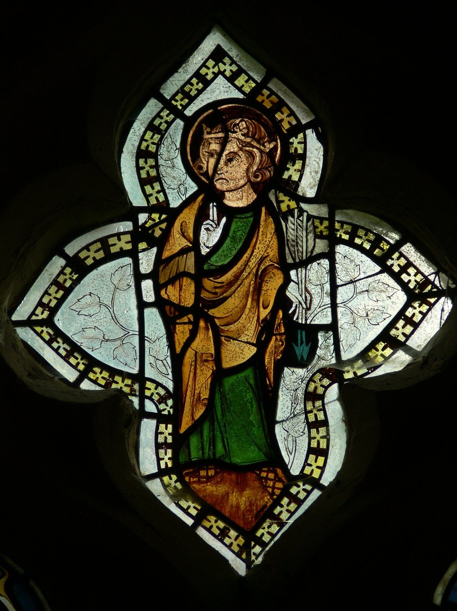 Fenêtre N1 représentant Saint Edmond - English School