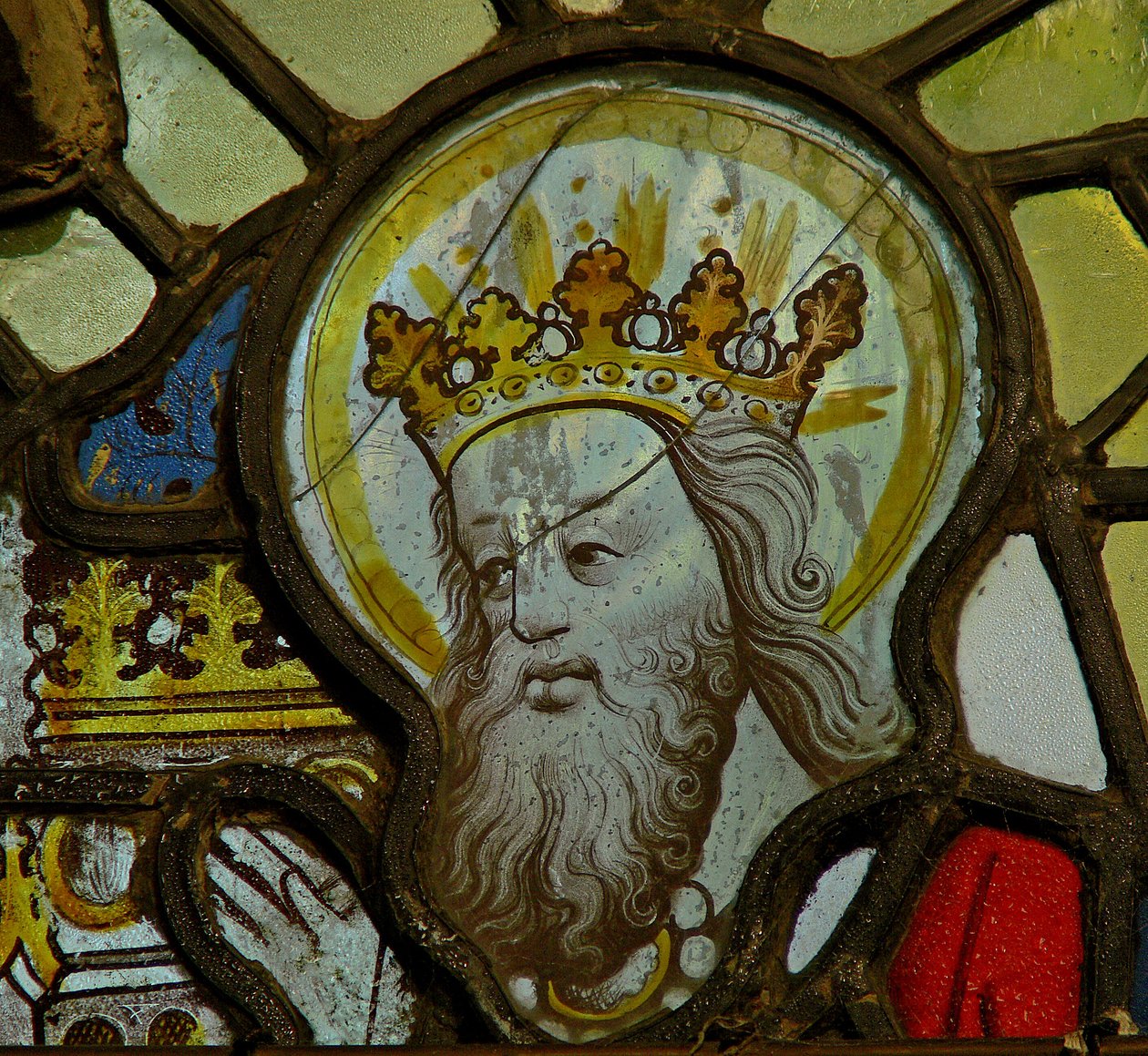 Fenêtre Nw représentant Dieu - d