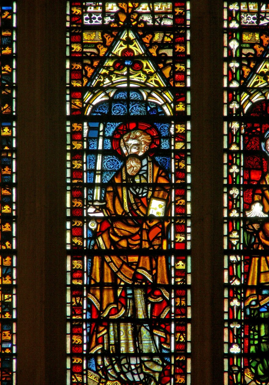 Fenêtre représentant Saint Paul? - English School