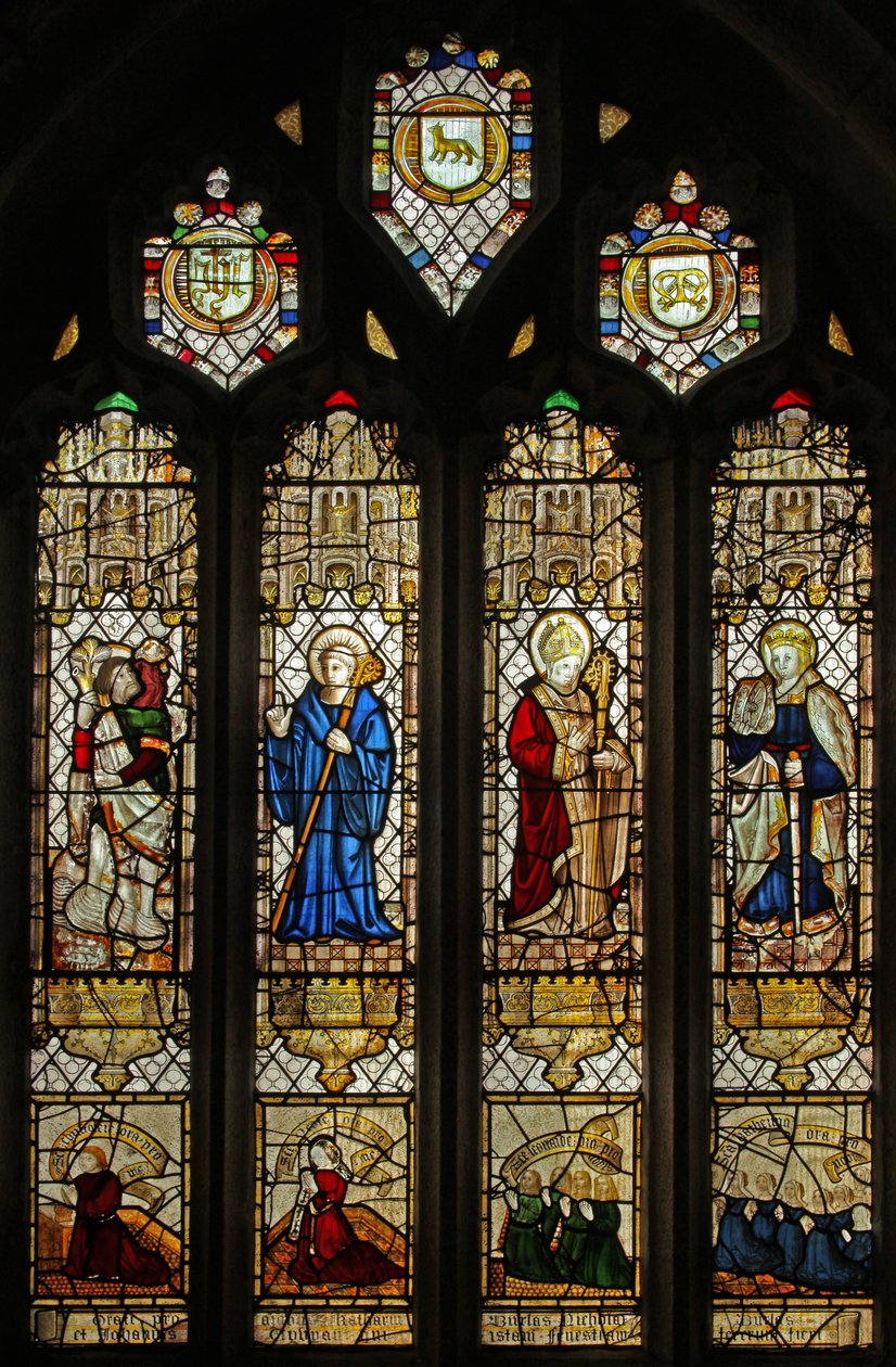 Fenêtre représentant la famille Borase - English School