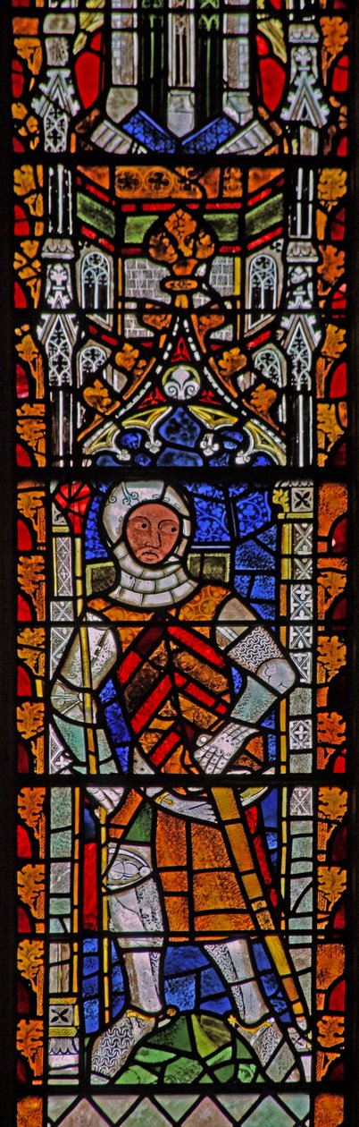 Fenêtre s4 représentant William Lord de la Zouche - English School