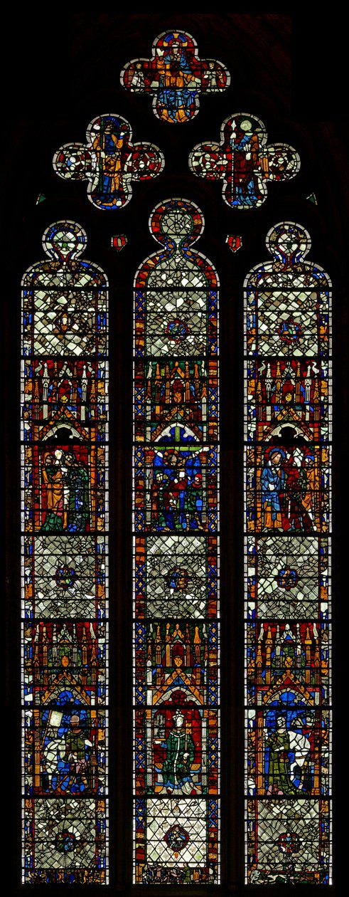 Fenêtre w40 représentant Saint Pierre et la fenêtre des pèlerins - English School