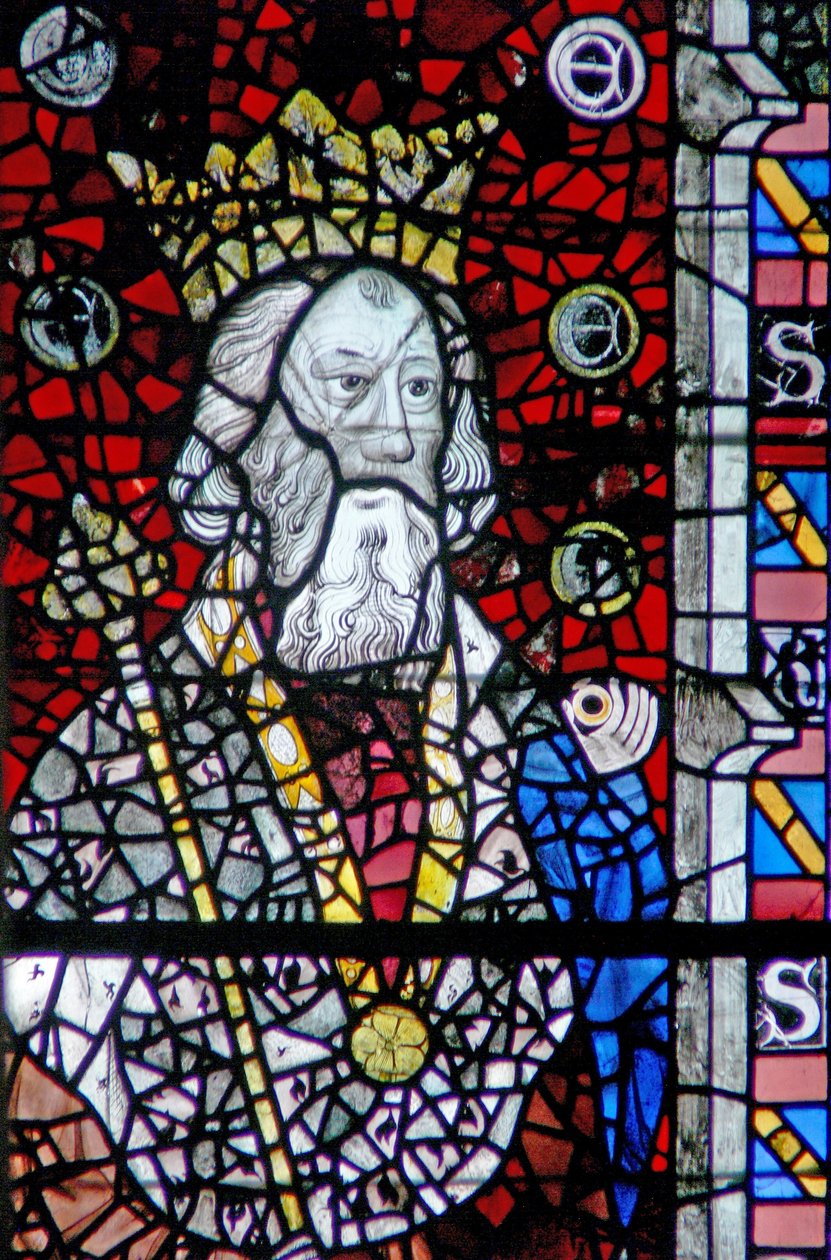 Fenêtre w4 représentant Saint Édouard le Confesseur - English School