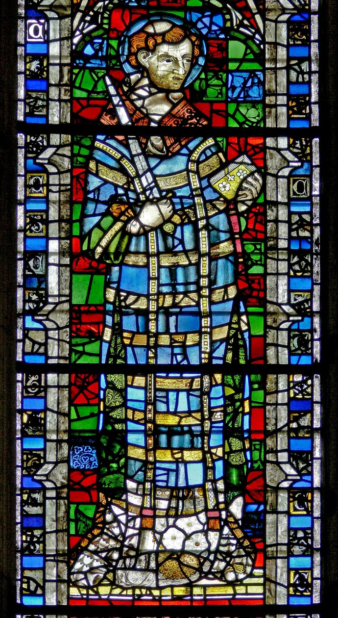 Fenêtre w4 représentant Saint Vincent - English School
