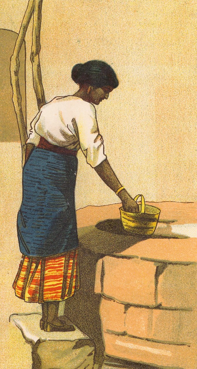 Femme tirant de l