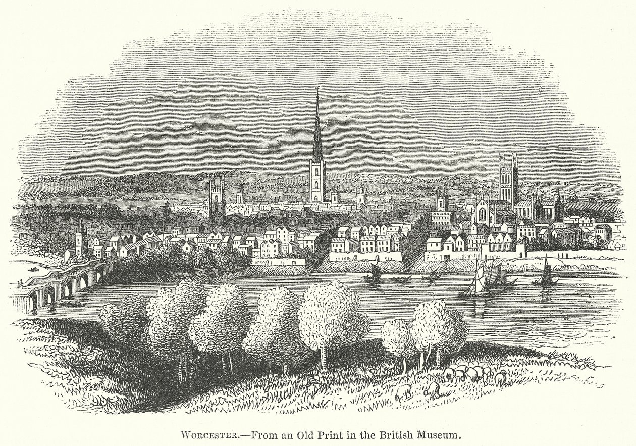 Worcester (gravure) - English School