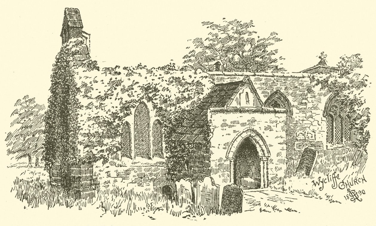Église de Wycliffe (gravure) - English School