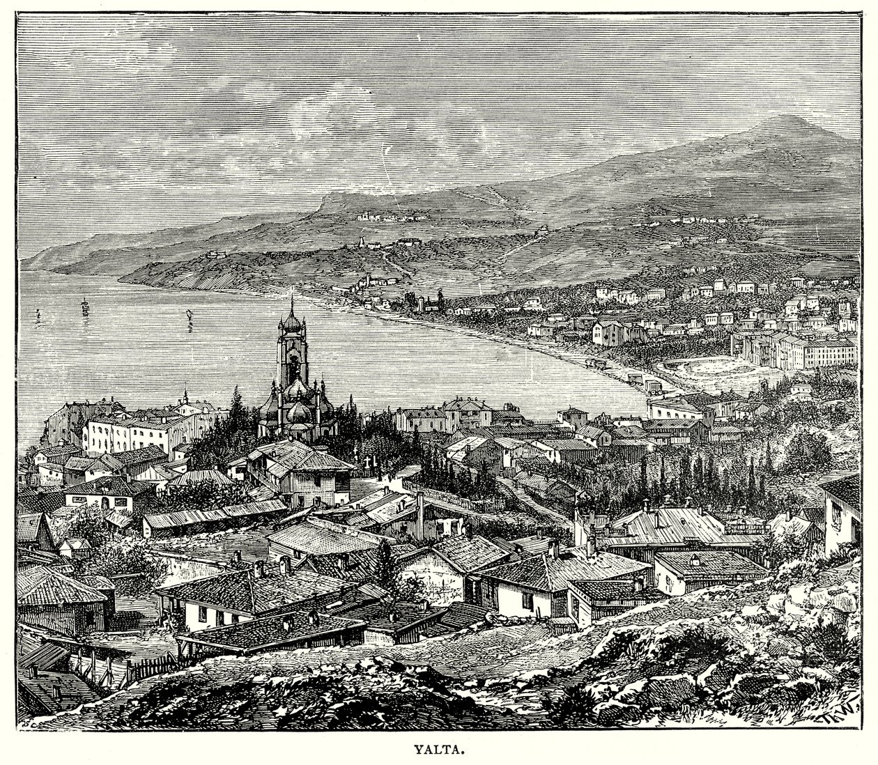 Yalta (gravure) - English School
