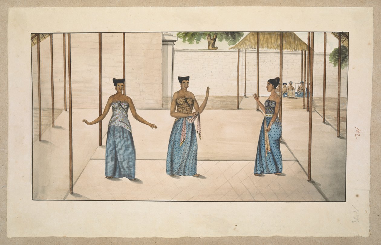 Trois danseuses de cour 