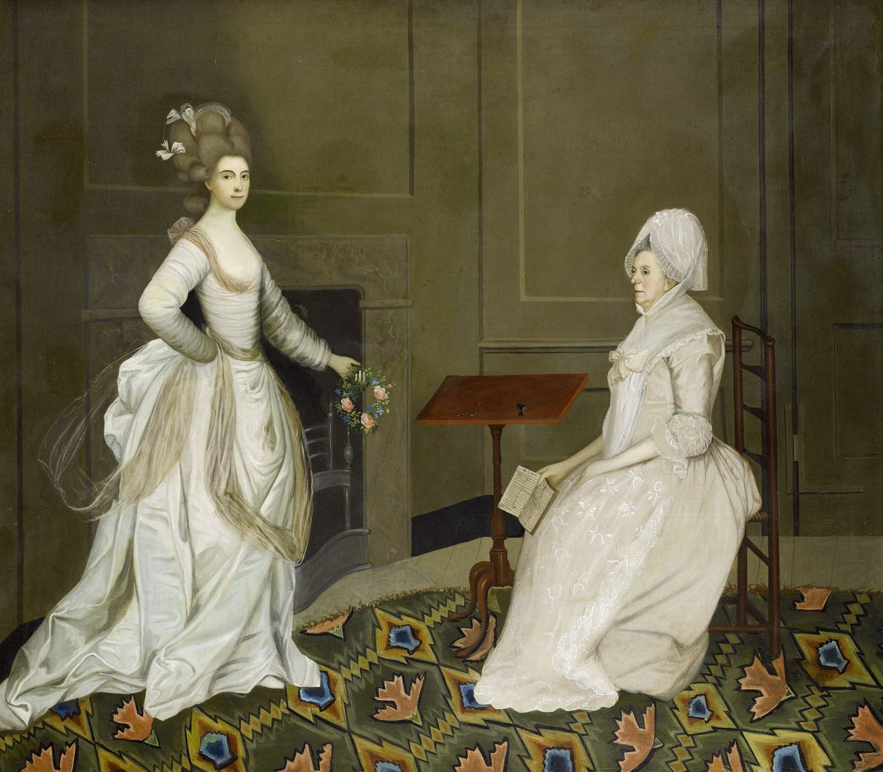 Deux dames dans un intérieur, l