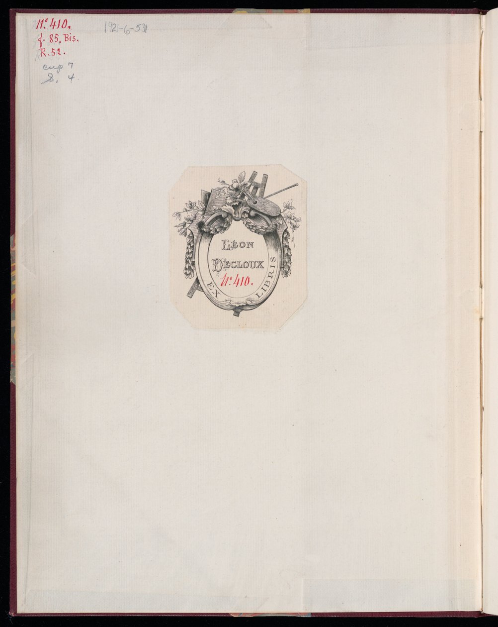 Album, Livre de trophée - Francois Antoine Aveline