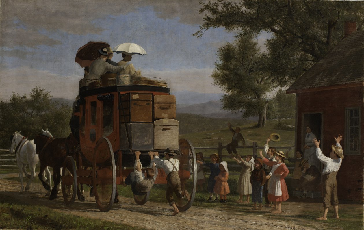 Le carrosse de Pemigewasset - Enoch Wood Perry