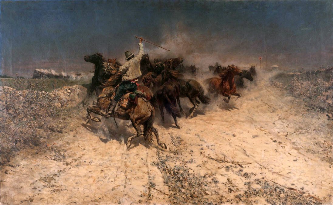 Chevaux paniqués - Enrico Coleman
