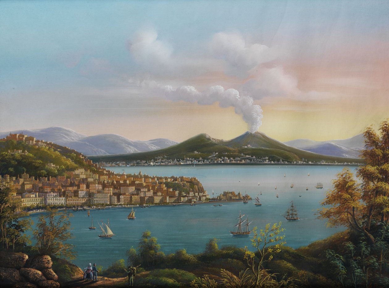 Vue de Naples - Enrico La Pira